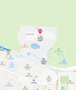 국립중앙박물관 위치 지도