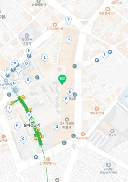 국립아시아문화전당 위치 지도