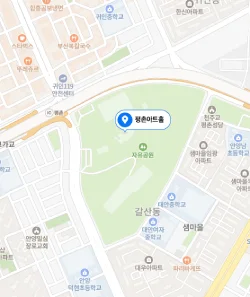 평촌아트홀 위치 지도
