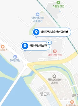 양평군립미술관 위치 지도